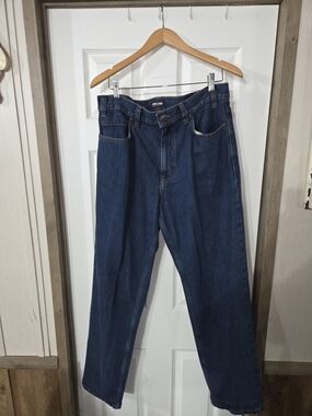 Kirkland Signature Men's Dark Indigo Straight Jeans